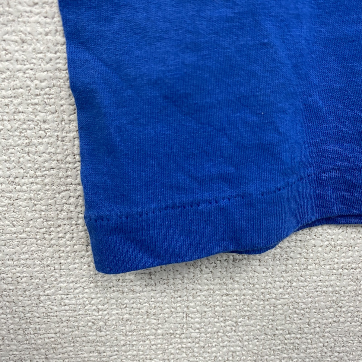 90s　PRO EDGE　半袖プリントTシャツ　ヴィンテージ　シングルステッチ　青　ブルー　XXLサイズ　古着
