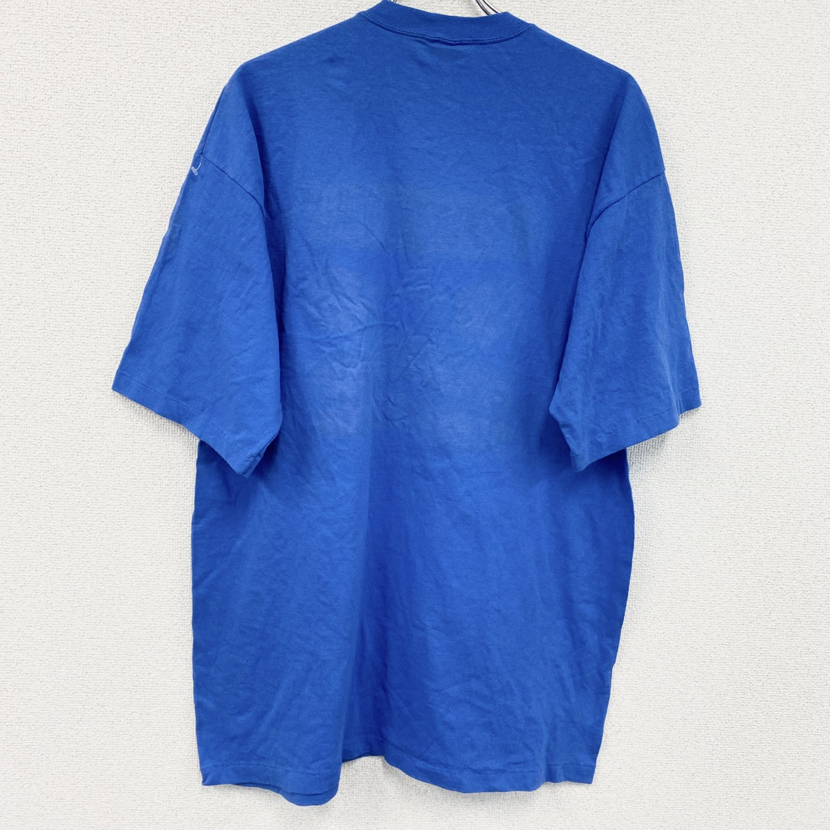 90s　PRO EDGE　半袖プリントTシャツ　ヴィンテージ　シングルステッチ　青　ブルー　XXLサイズ　古着