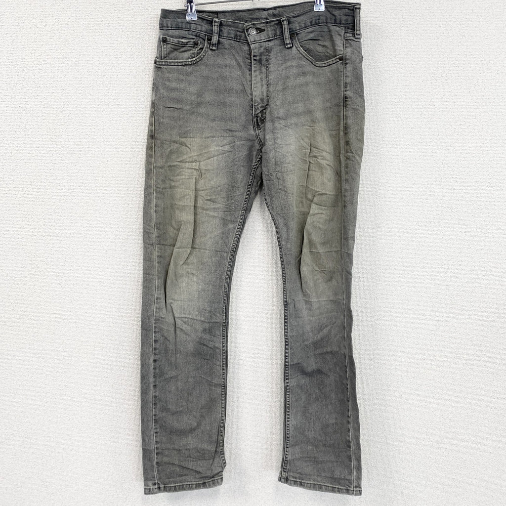 Levi’s　リーバイス　513　デニムパンツ/ジーンズ　縦落ち　鬼ヒゲ　インディゴ　W33サイズ　古着