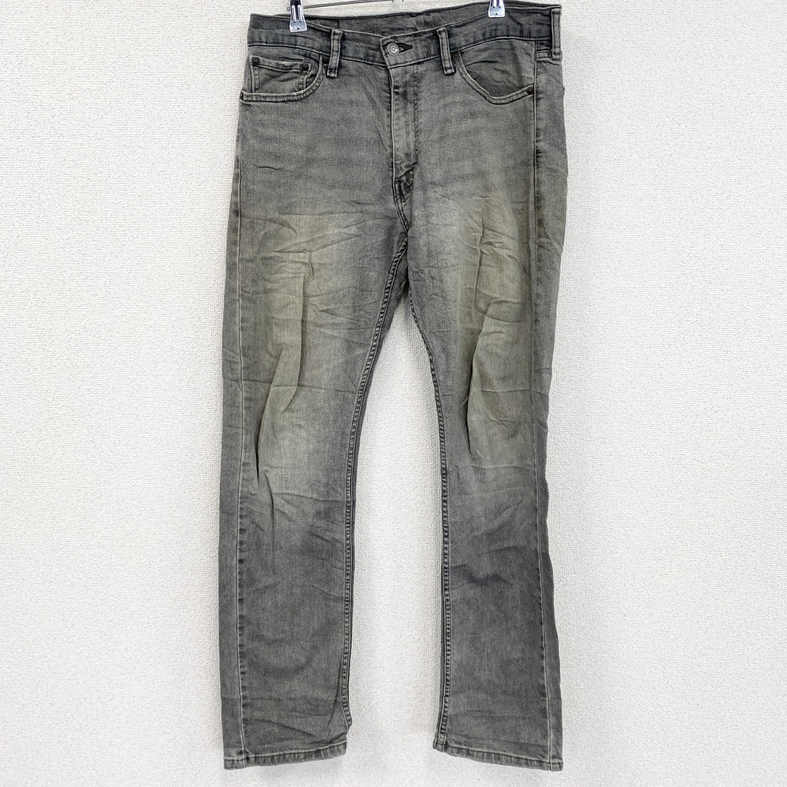 Levi’s　リーバイス　513　デニムパンツ/ジーンズ　縦落ち　鬼ヒゲ　インディゴ　W33サイズ　古着
