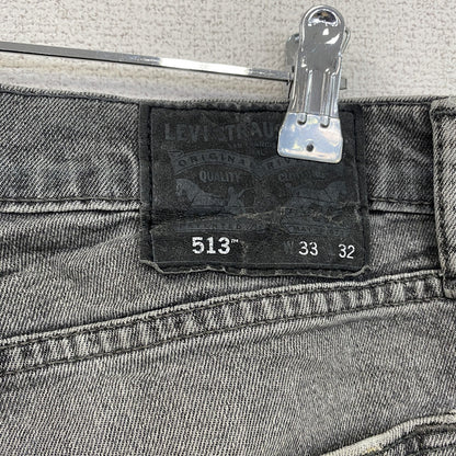 Levi’s　リーバイス　513　デニムパンツ/ジーンズ　縦落ち　鬼ヒゲ　インディゴ　W33サイズ