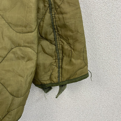 70s　U.S.ARMY　米軍　M-65　ライナージャケット　キルティングジャケット　中綿入り　カーキ　Sサイズ　