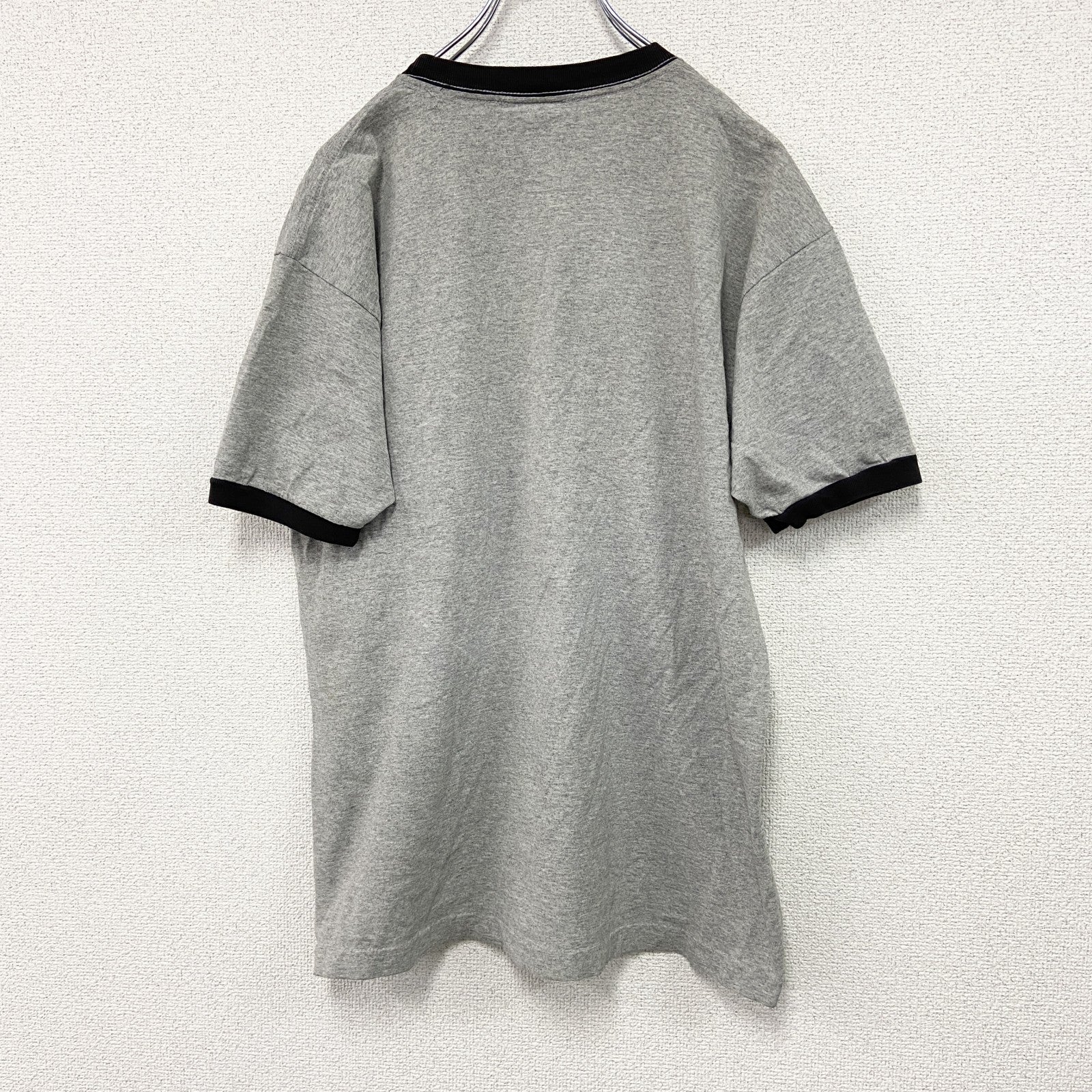 古着 used　～00s　THE NIGHTMARE BEFORE CHRISTMAS　半袖リンガーTシャツ　グレー　Lサイズ