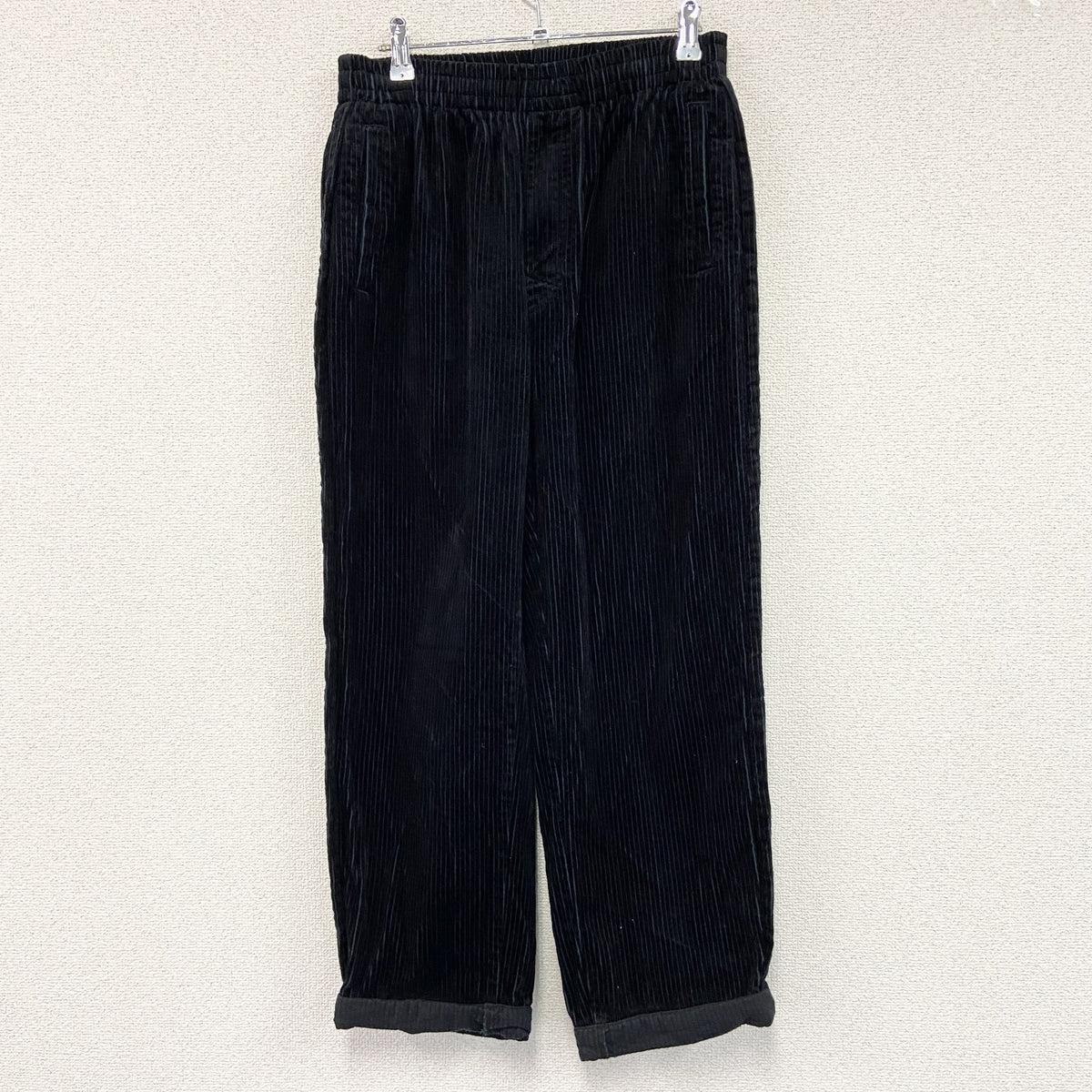 GU UNDERCOVER　ジーユー　アンダーカバー　コーデュロイパンツ　黒　ブラック　Sサイズ　古着