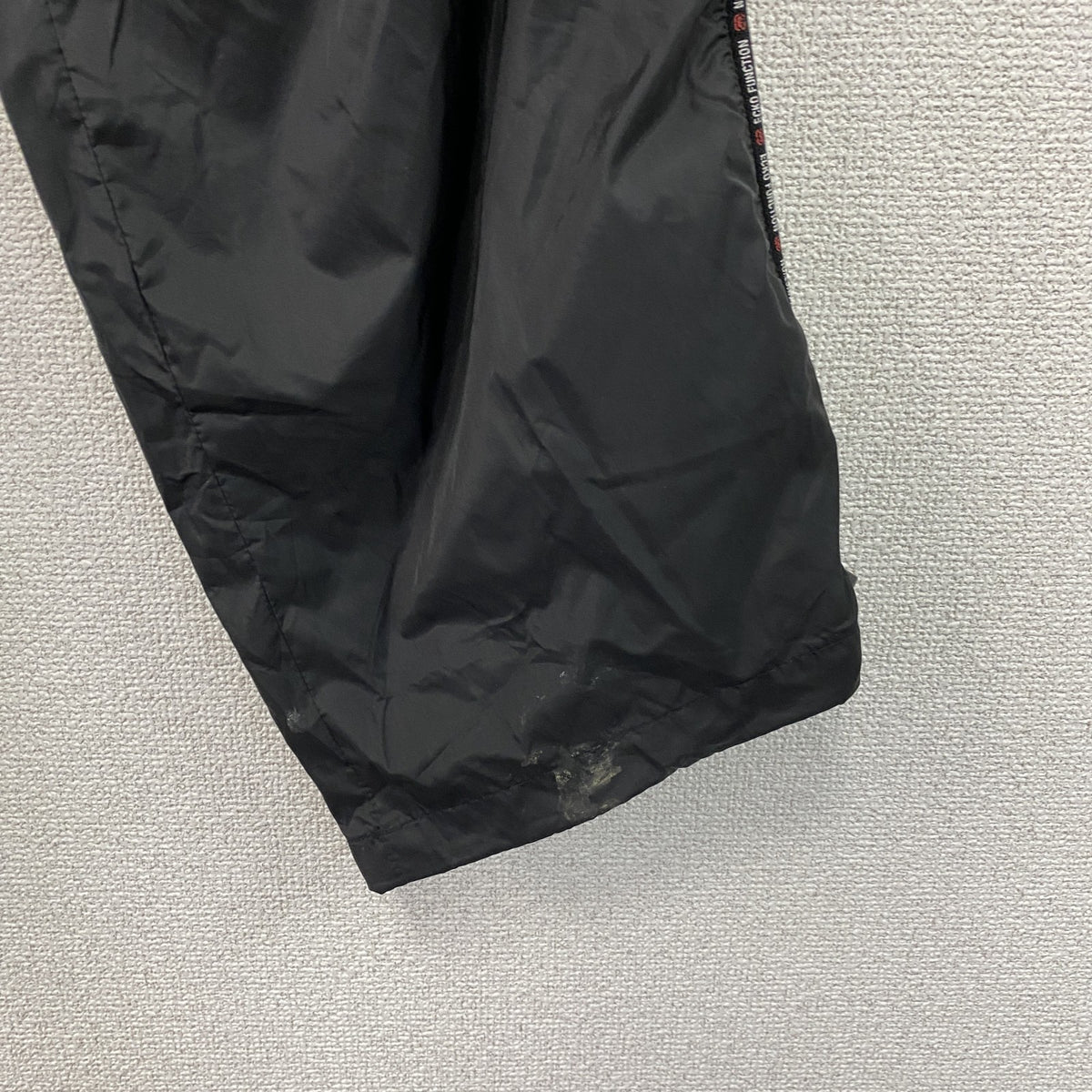 Ecko Function　エコーファンクション　ナイロンパンツ/ピステパンツ　ウィンドパンツ　トラックパンツ　黒　ブラック　Lサイズ　古着