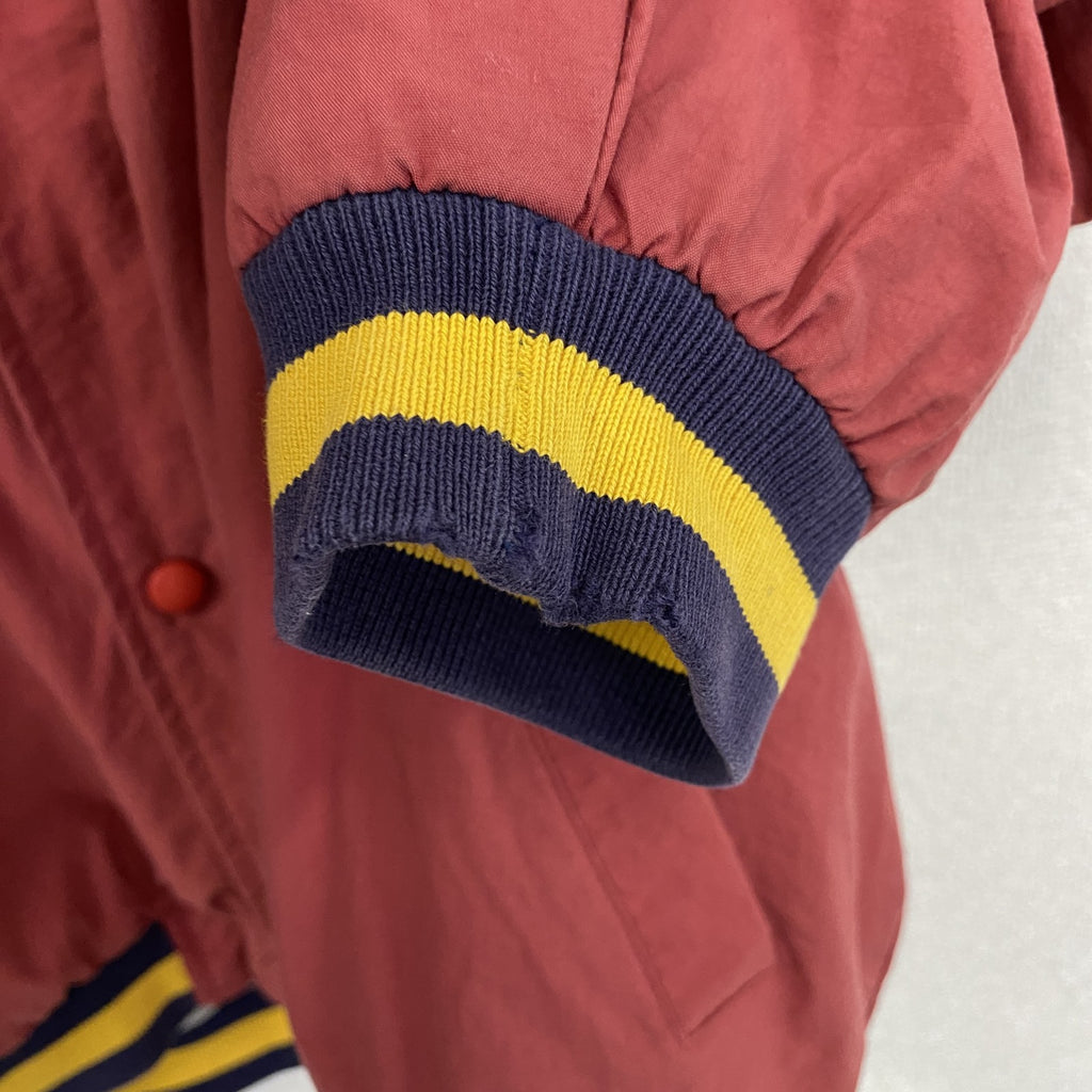 90s～　OLD GAP　オールドギャップ　フルボタンナイロンジャケット　ヴィンテージ　赤　レッド　Mサイズ　古着