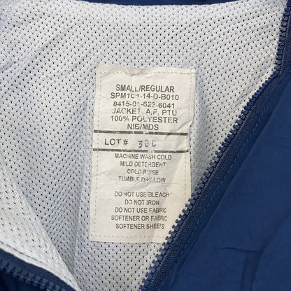 U.S.AIR FORCE　PTU　トレーニングジャケット　フルジップジャケット　米軍　紺　ネイビー　Sサイズ