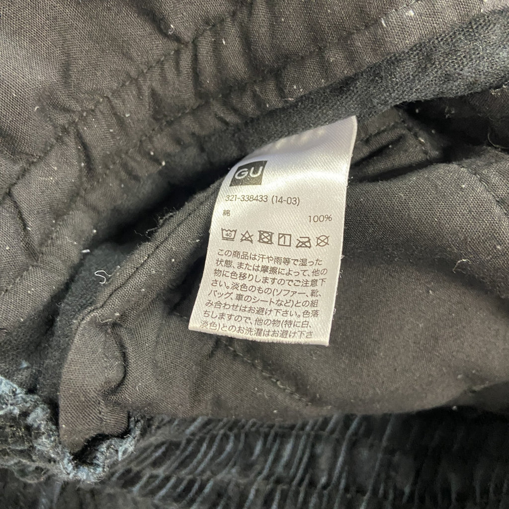 GU UNDERCOVER　ジーユー　アンダーカバー　コーデュロイパンツ　黒　ブラック　Sサイズ　古着