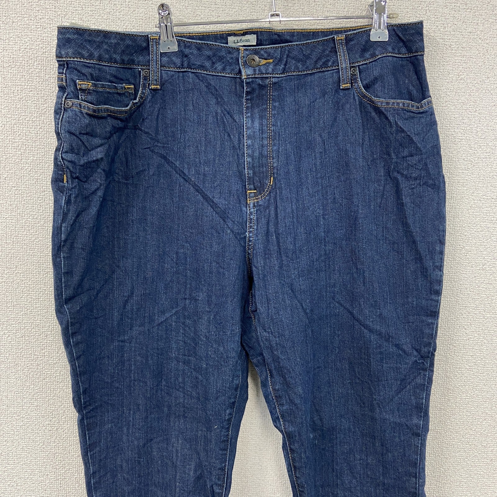 L.L.Bean　エルエルビーン　デニムパンツ/ジーンズ　ジップフライ　インディゴ　18PETサイズ　古着