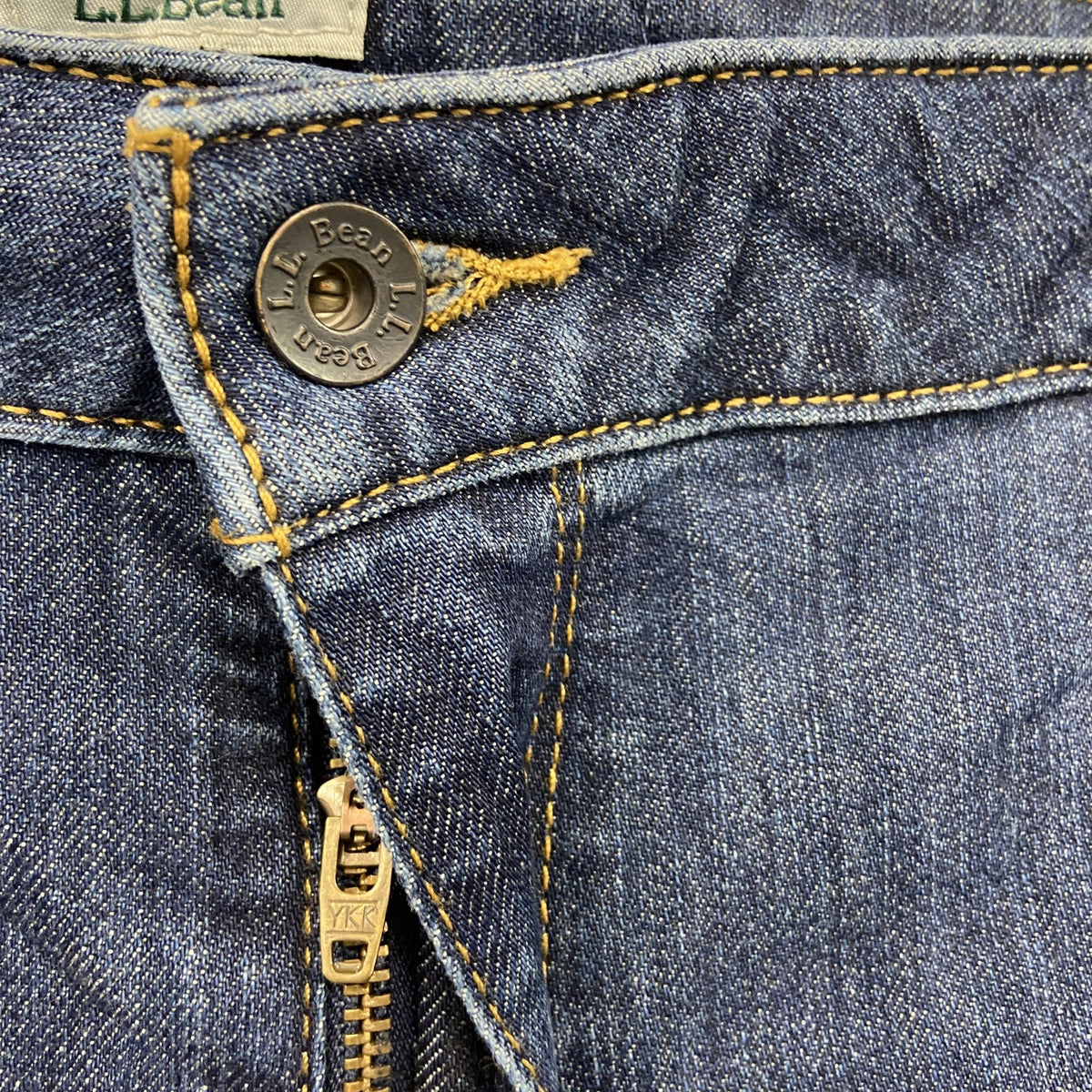 L.L.Bean　エルエルビーン　デニムパンツ/ジーンズ　ジップフライ　インディゴ　18PETサイズ　古着