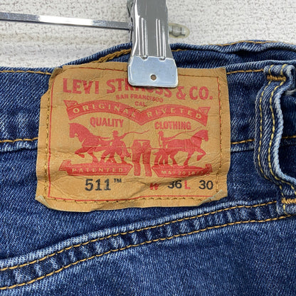 Levi’s　リーバイス　511　デニムパンツ/ジーンズ　縦落ち　インディゴ　W36サイズ