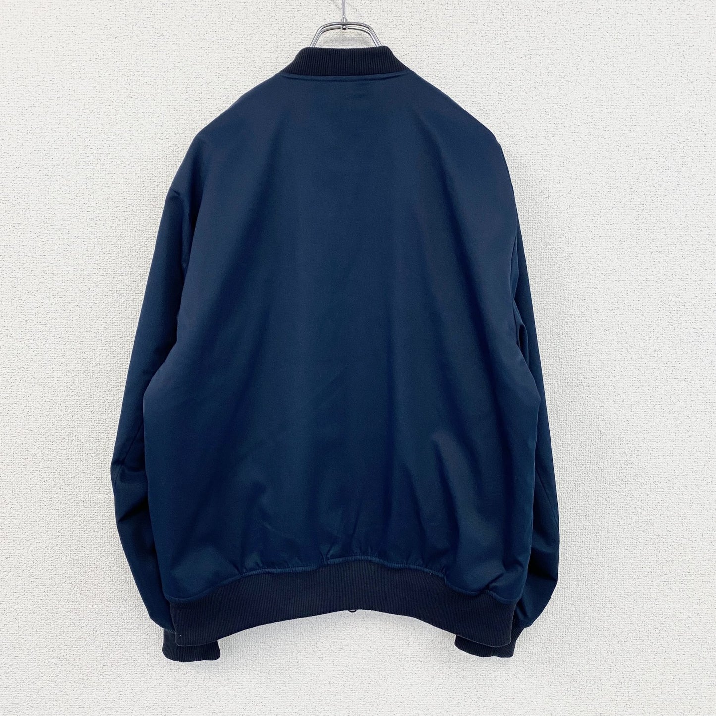 WWS　ワークウェアスーツ　MA-1　ブルゾン/スイングトップ　中綿入り　紺　ネイビー　Mサイズ