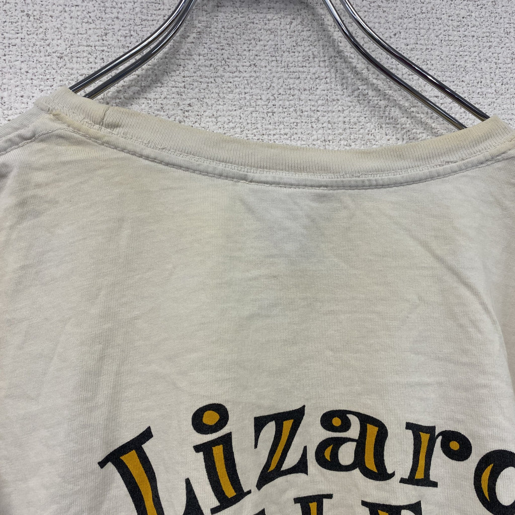 MOAB BREWERY　半袖プリントTシャツ　トカゲ　Beer　ビール　白　ホワイト　Lサイズ　古着