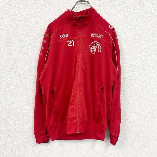 JAKO　フルジップトラックジャケット/ジャージ　赤　レッド　Sサイズ