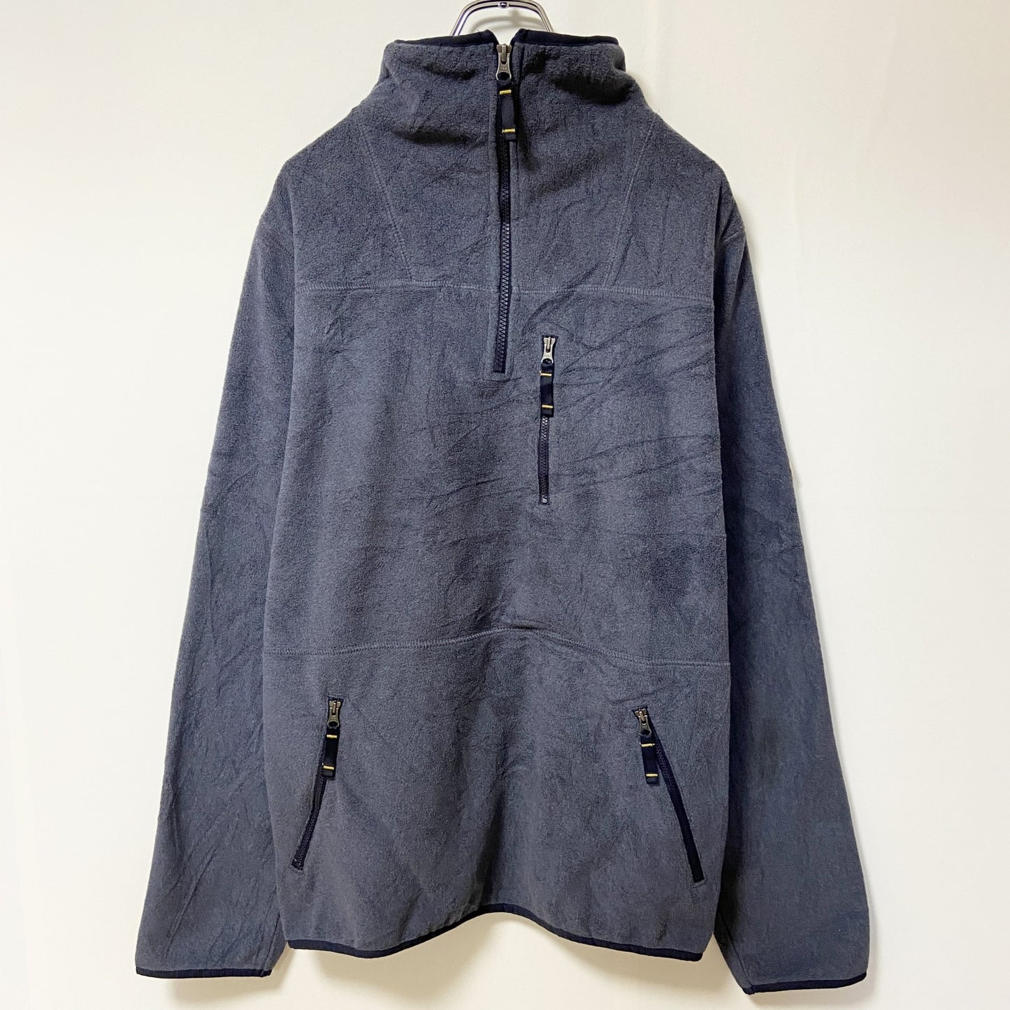 古着 used　PENDLETON ペンドルトン　長袖ハーフジップフリースジャケット　プルオーバー　ワンポイントワッペン　Lサイズ