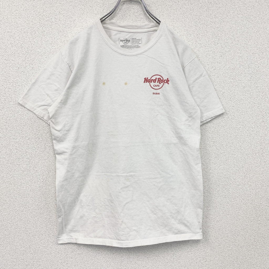 Hard Rock Cafe　ハードロックカフェ　半袖プリントTシャツ　白　ホワイト　Mサイズ　古着
