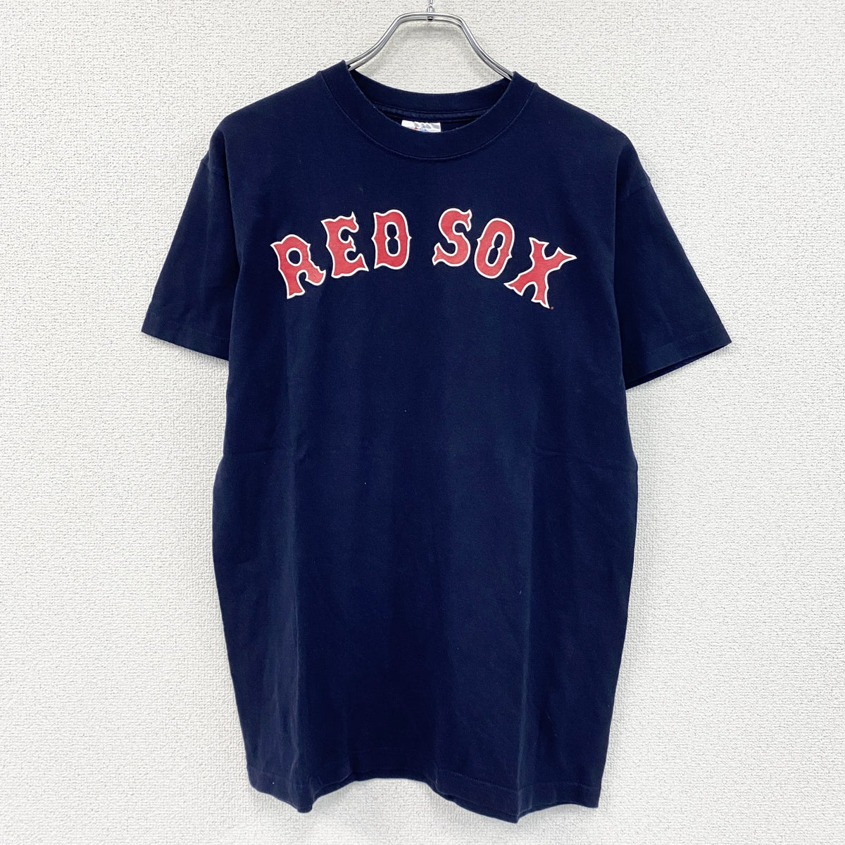 Majestic　マジェスティック　RED SOX　レッドソックス　松坂大輔　半袖プリントTシャツ　紺　ネイビー　XLサイズ　古着