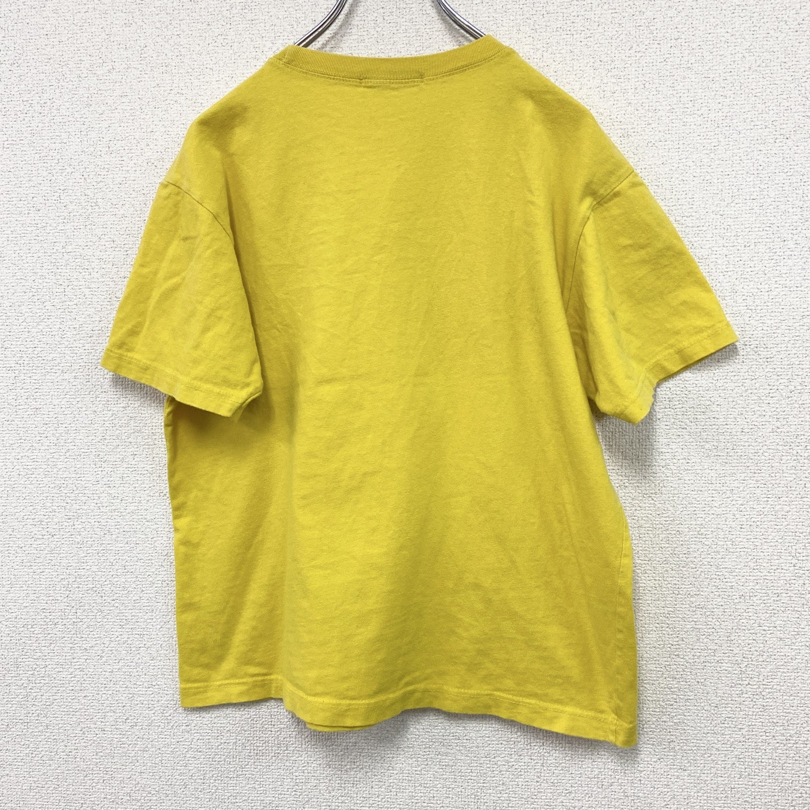 XSHADOW　ONE PIESE　ワンピース　モンキーDルフィ　半袖Tシャツ　アニメT　黄色　イエロー　Lサイズ　古着