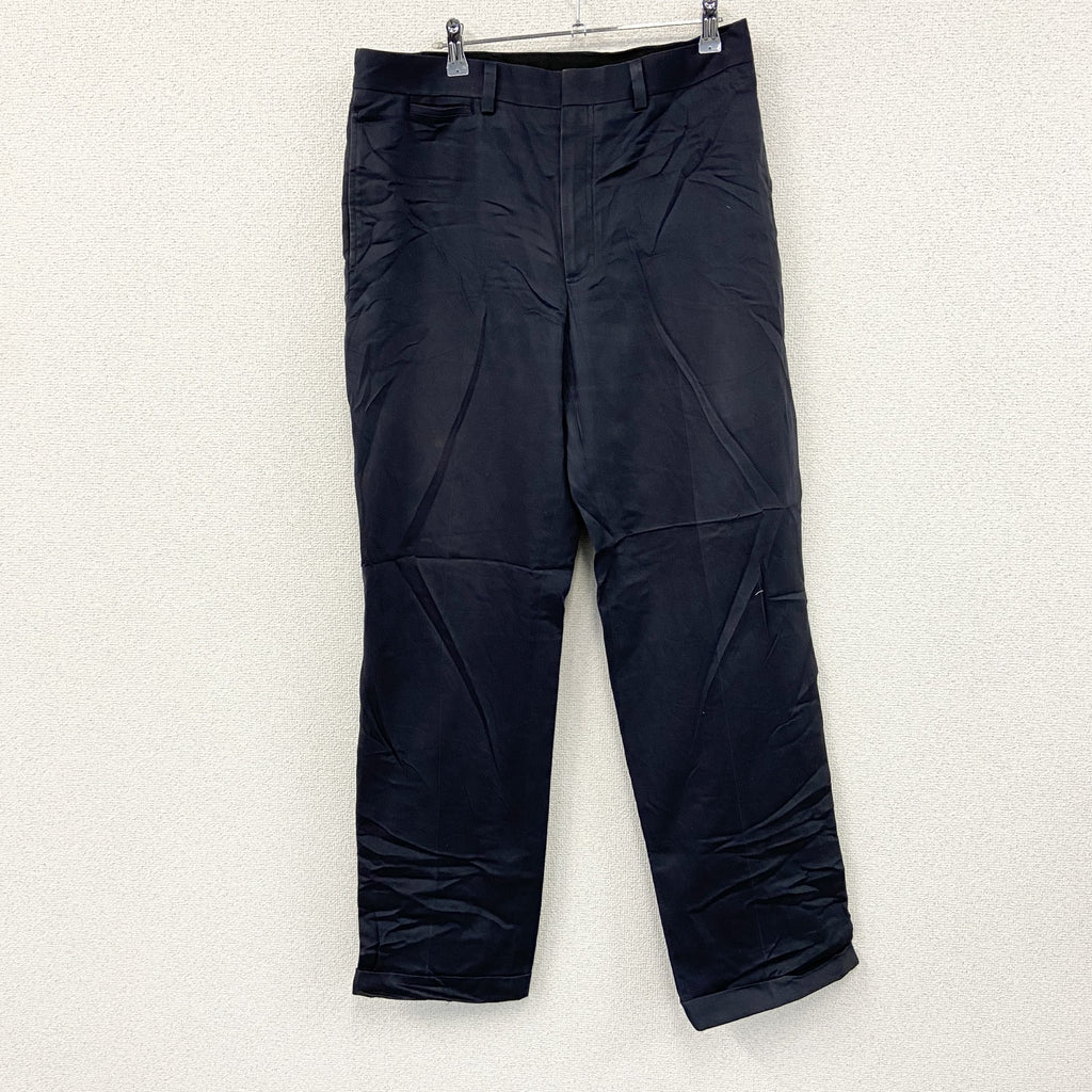 L.L.Bean　エルエルビーン　スラックス　ジップフライ　黒　ブラック　33サイズ　古着