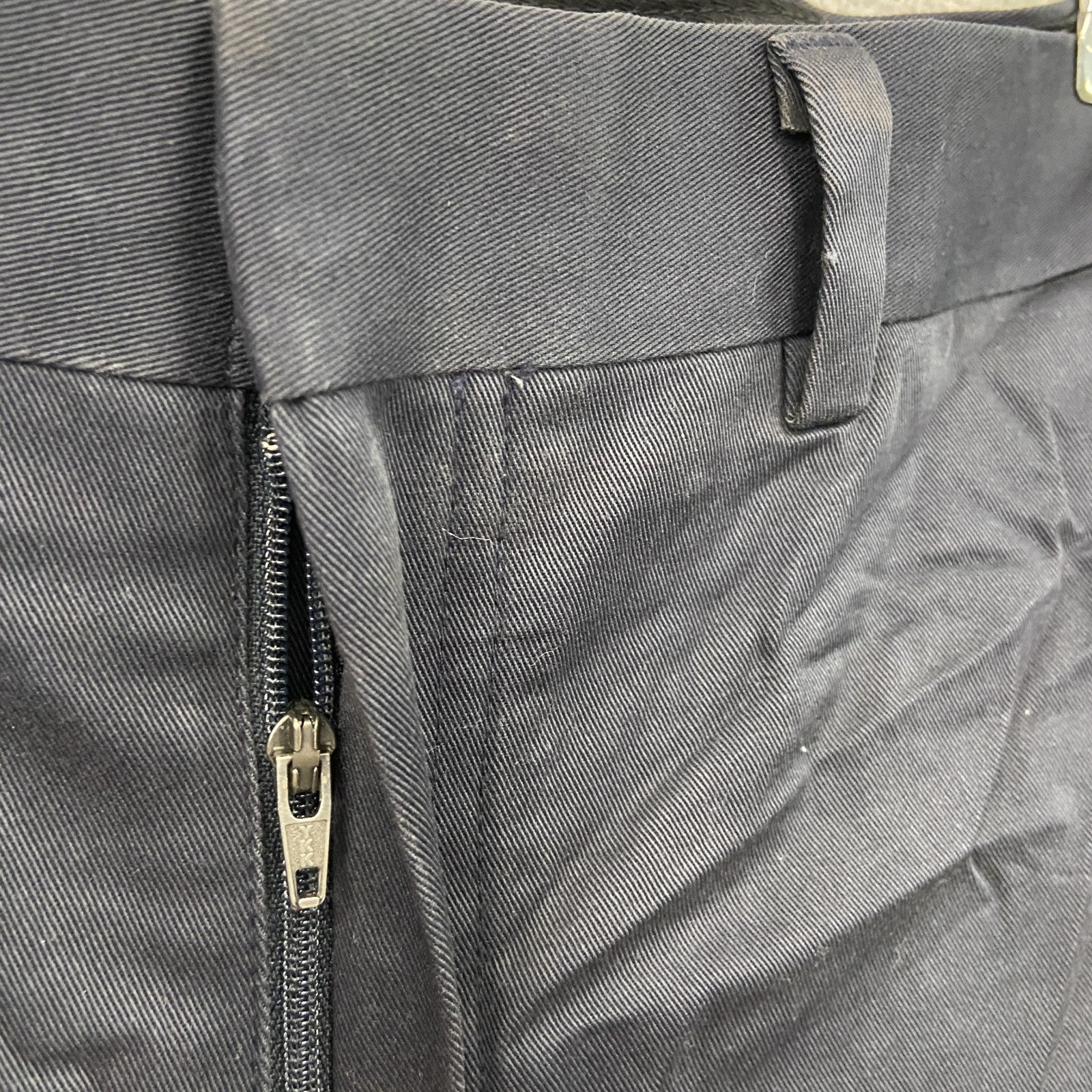 L.L.Bean　エルエルビーン　スラックス　ジップフライ　黒　ブラック　33サイズ　古着