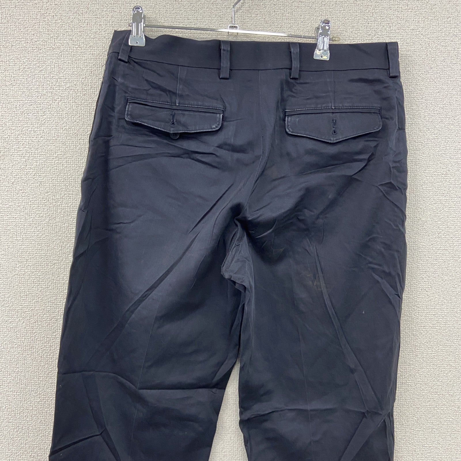 L.L.Bean　エルエルビーン　スラックス　ジップフライ　黒　ブラック　33サイズ　古着