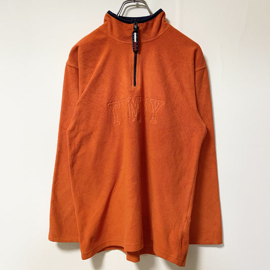 古着 used　TOMMY HILFIGER トミーヒルフィガー　長袖ハーフジップフリースジャケット　プルオーバー　XLサイズ