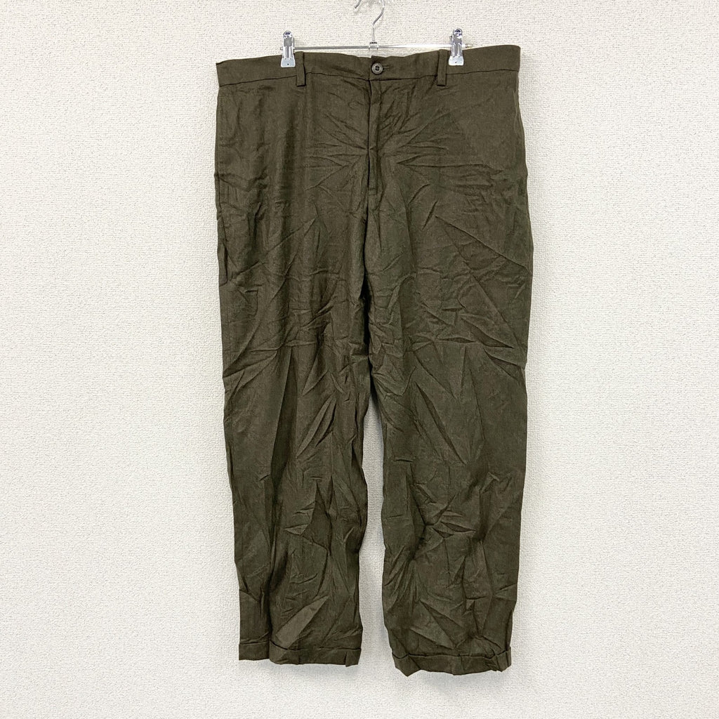 L.L.Bean　エルエルビーン　ウールパンツ　ジップフライ　茶色　ブラウン　38サイズ　古着