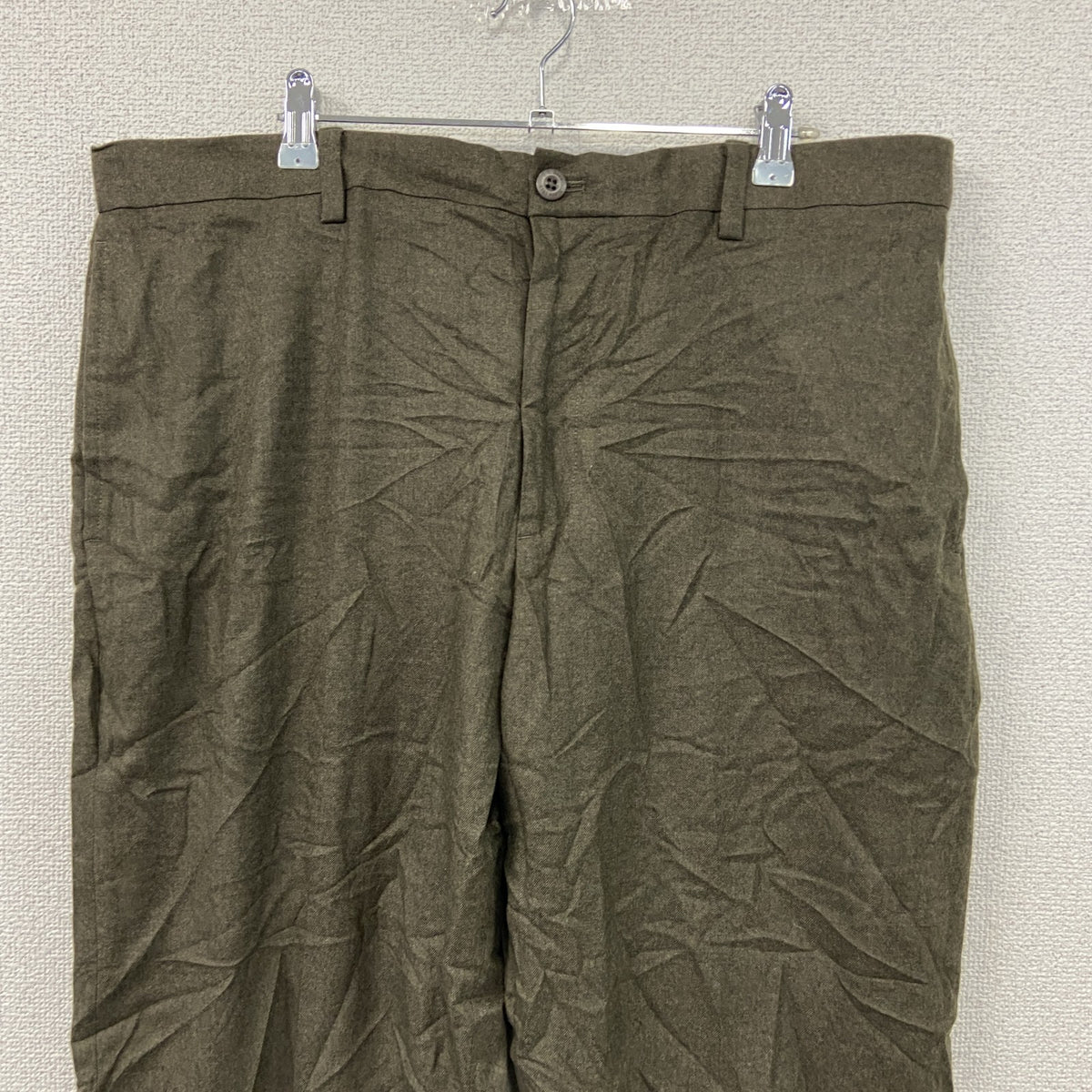 L.L.Bean　エルエルビーン　ウールパンツ　ジップフライ　茶色　ブラウン　38サイズ　古着