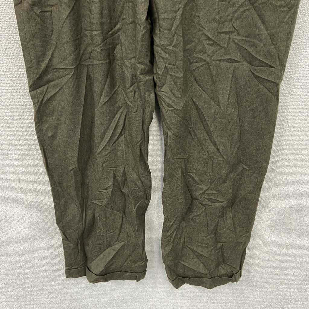L.L.Bean　エルエルビーン　ウールパンツ　ジップフライ　茶色　ブラウン　38サイズ　古着