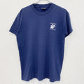 90s　ONEITA　半袖プリントTシャツ　シングルステッチ　紺　ネイビー　Lサイズ