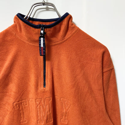 古着 used　TOMMY HILFIGER トミーヒルフィガー　長袖ハーフジップフリースジャケット　プルオーバー　XLサイズ