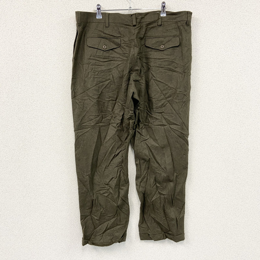 L.L.Bean　エルエルビーン　ウールパンツ　ジップフライ　茶色　ブラウン　38サイズ　古着