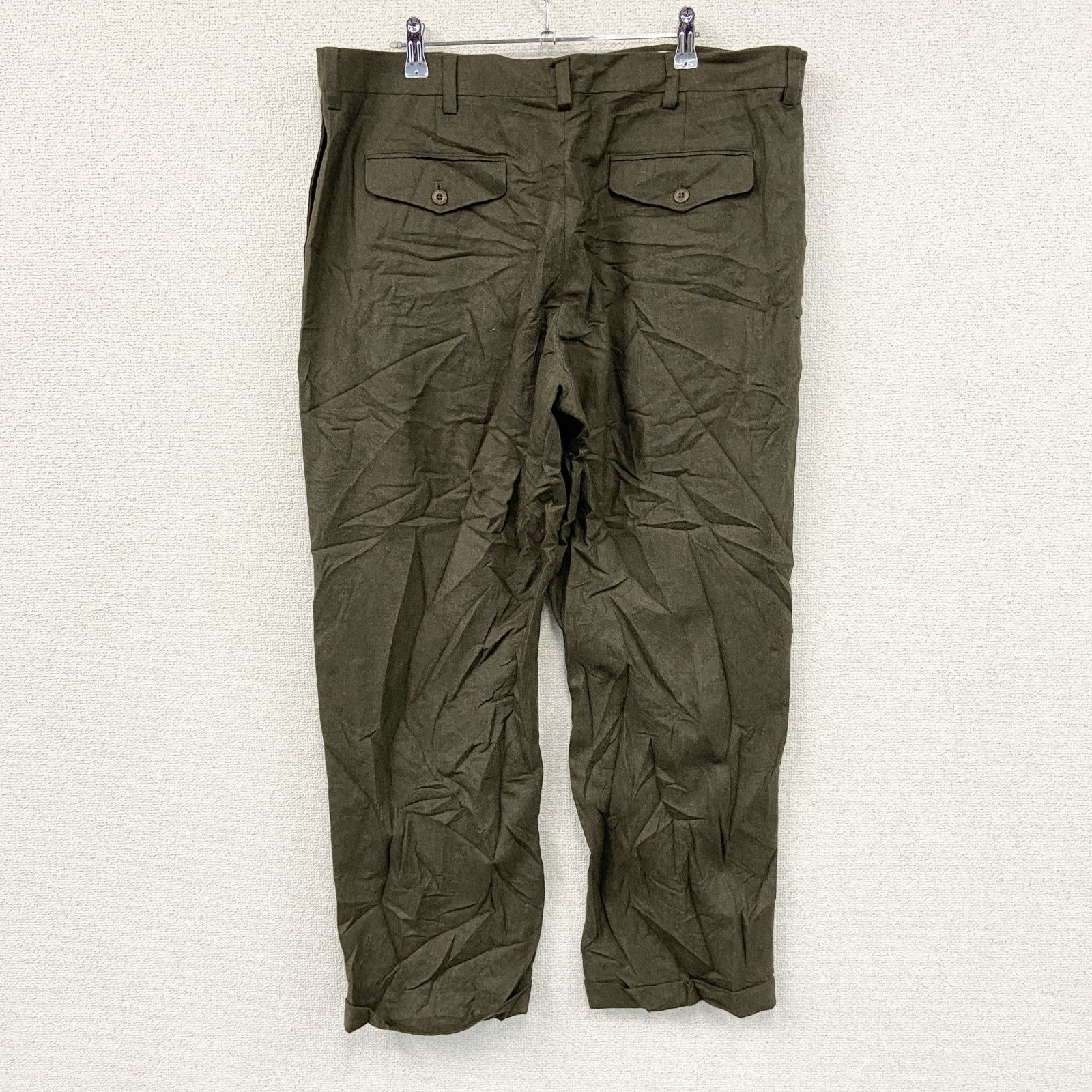 L.L.Bean　エルエルビーン　ウールパンツ　ジップフライ　茶色　ブラウン　38サイズ　古着