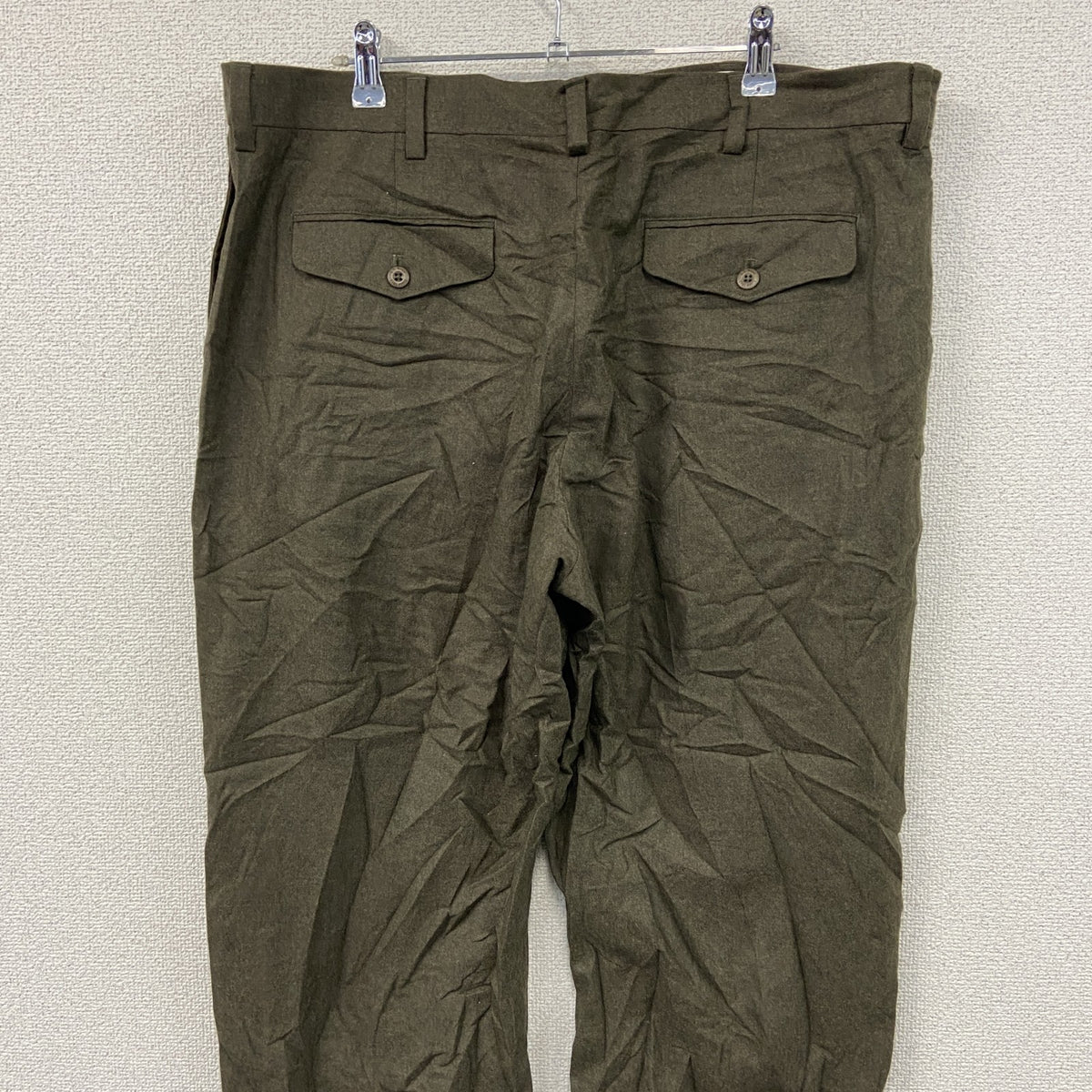 L.L.Bean　エルエルビーン　ウールパンツ　ジップフライ　茶色　ブラウン　38サイズ　古着