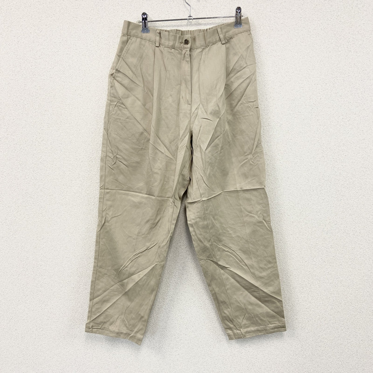 L.L.Bean　エルエルビーン　チノパンツ　ジップフライ　ベージュ　12PETサイズ　古着