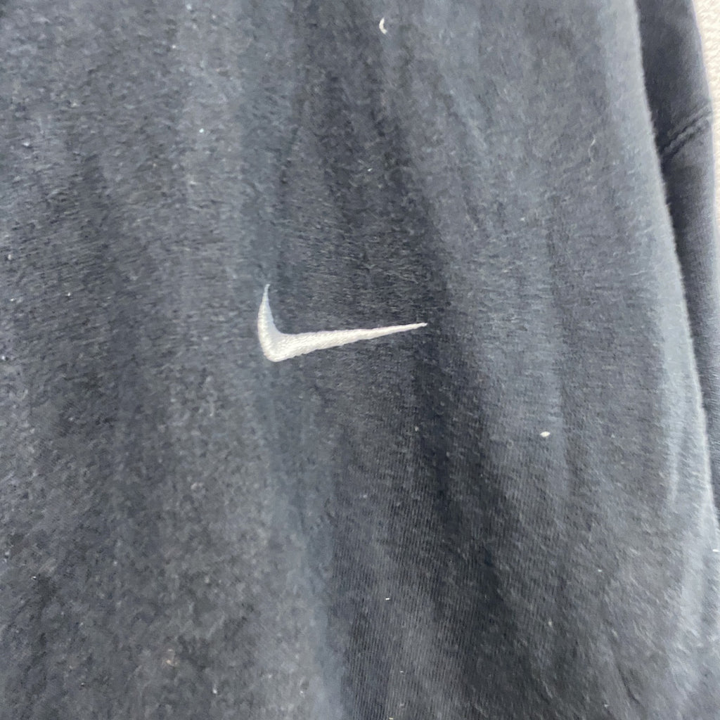 NIKE　ナイキ　フルジップスウェットパーカー/フーディー　スウッシュ　黒　ブラック　XLサイズ　古着