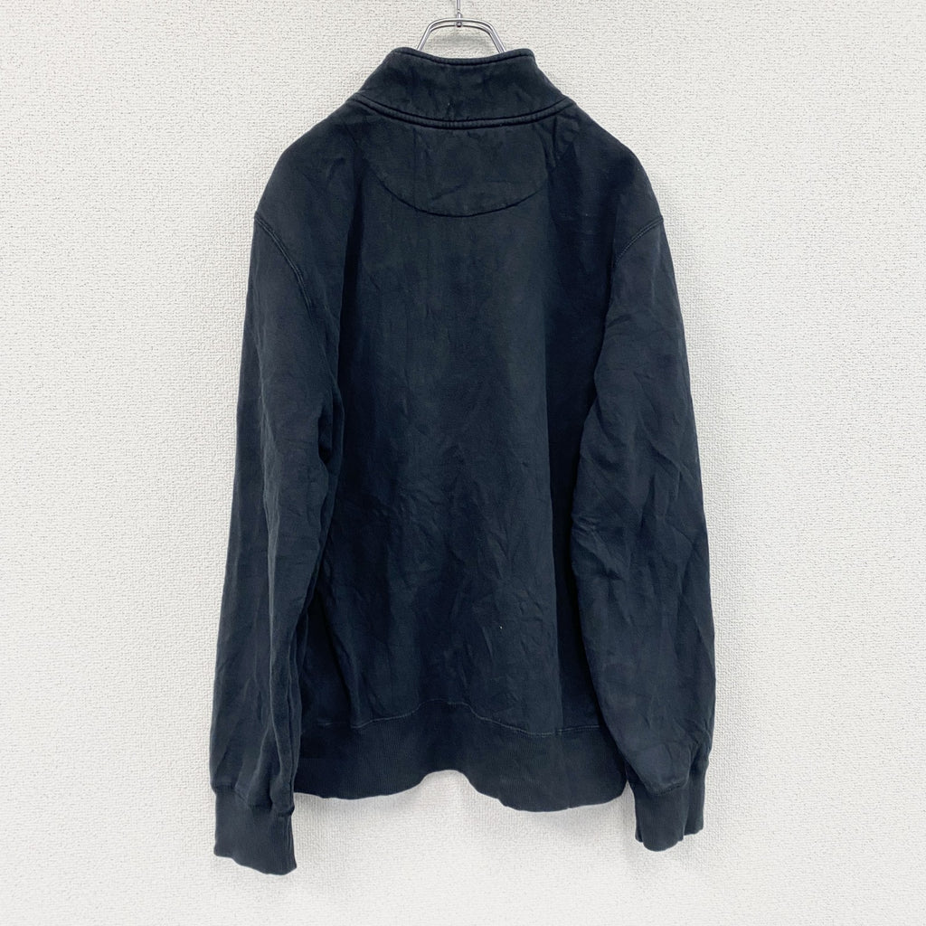 NIKE　ナイキ　フルジップスウェットパーカー/フーディー　スウッシュ　黒　ブラック　XLサイズ　古着