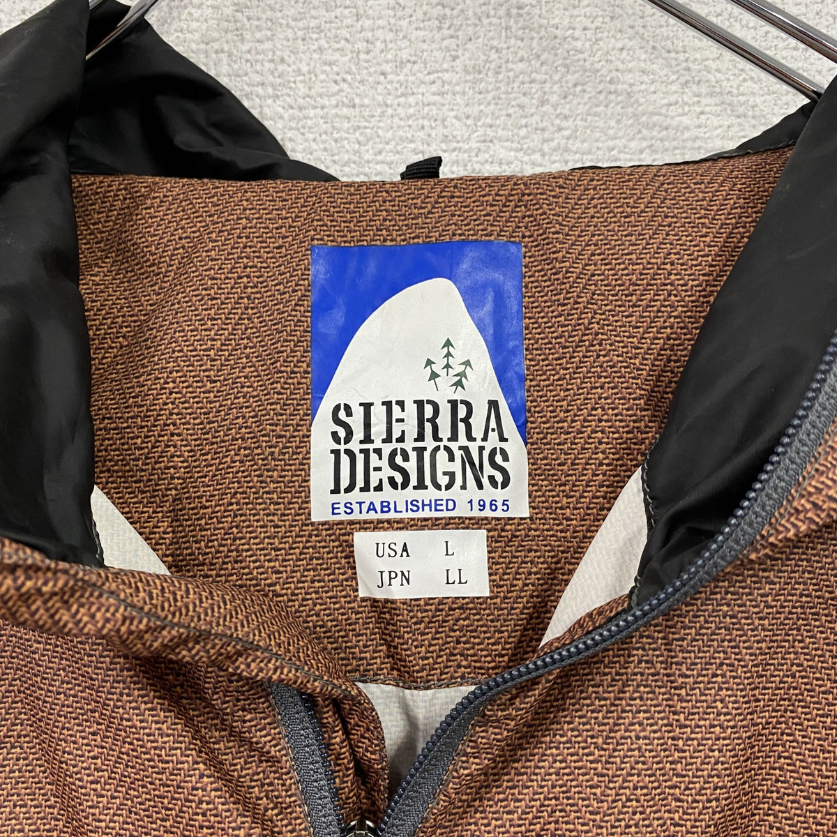 SIERRA DESIGNS　シエラデザインズ　マウンテンパーカー　ウィンドブレーカー　茶色　ブラウン　LLサイズ　古着