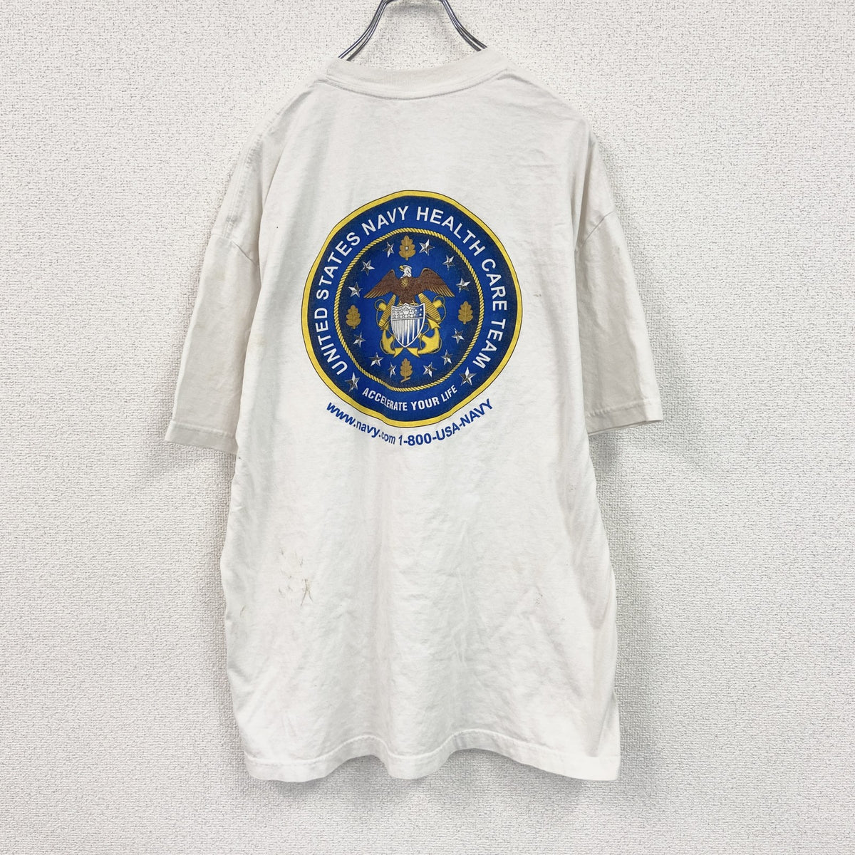 00s　Murina　半袖両面プリントTシャツ　ヴィンテージ　白　ホワイト　XLサイズ　古着