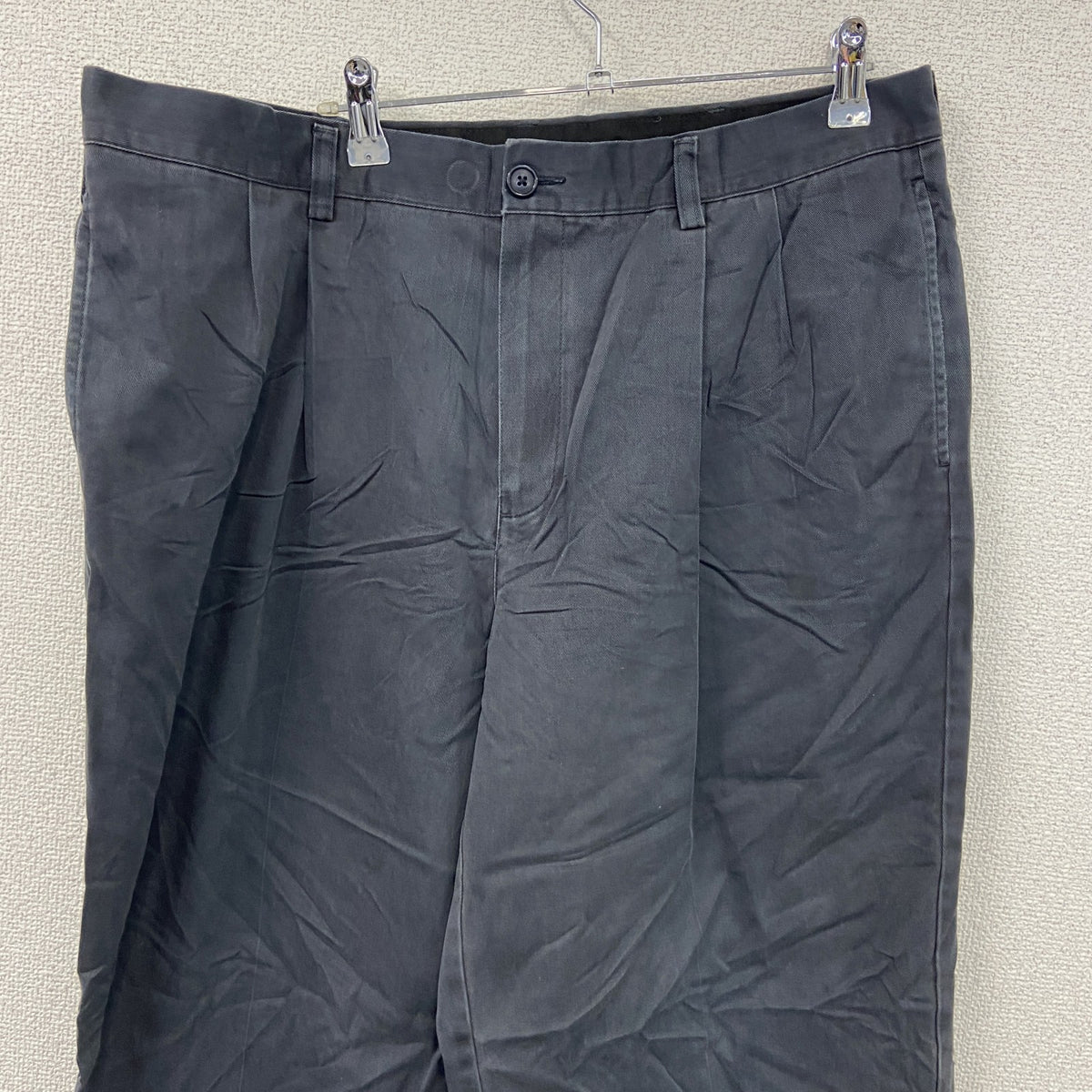 L.L.Bean　エルエルビーン　スラックス　ジップフライ　黒　ブラック　36サイズ　古着