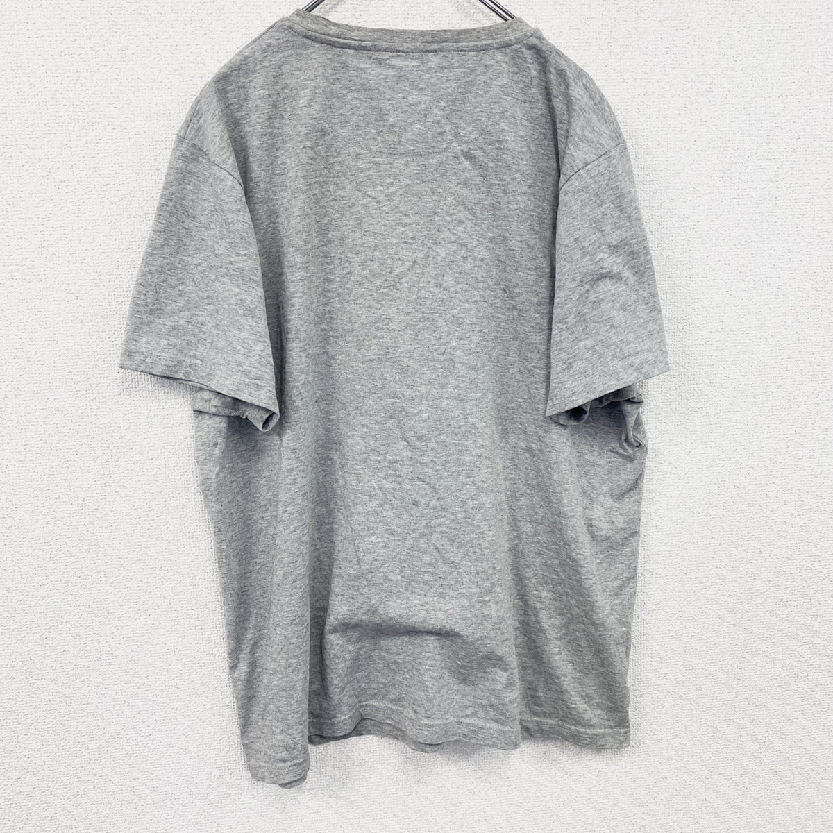 DENIM SEVENTY THREE　半袖プリントTシャツ　ロボT　灰色　霜降りグレー　2XLサイズ カットソー メンズ 古着