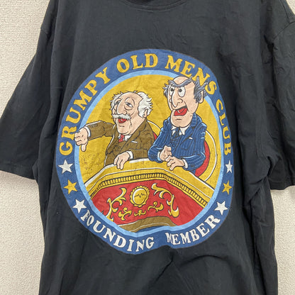 ザ・マペッツ　The Muppets　Disney　ディズニー　半袖プリントTシャツ　黒　ブラック