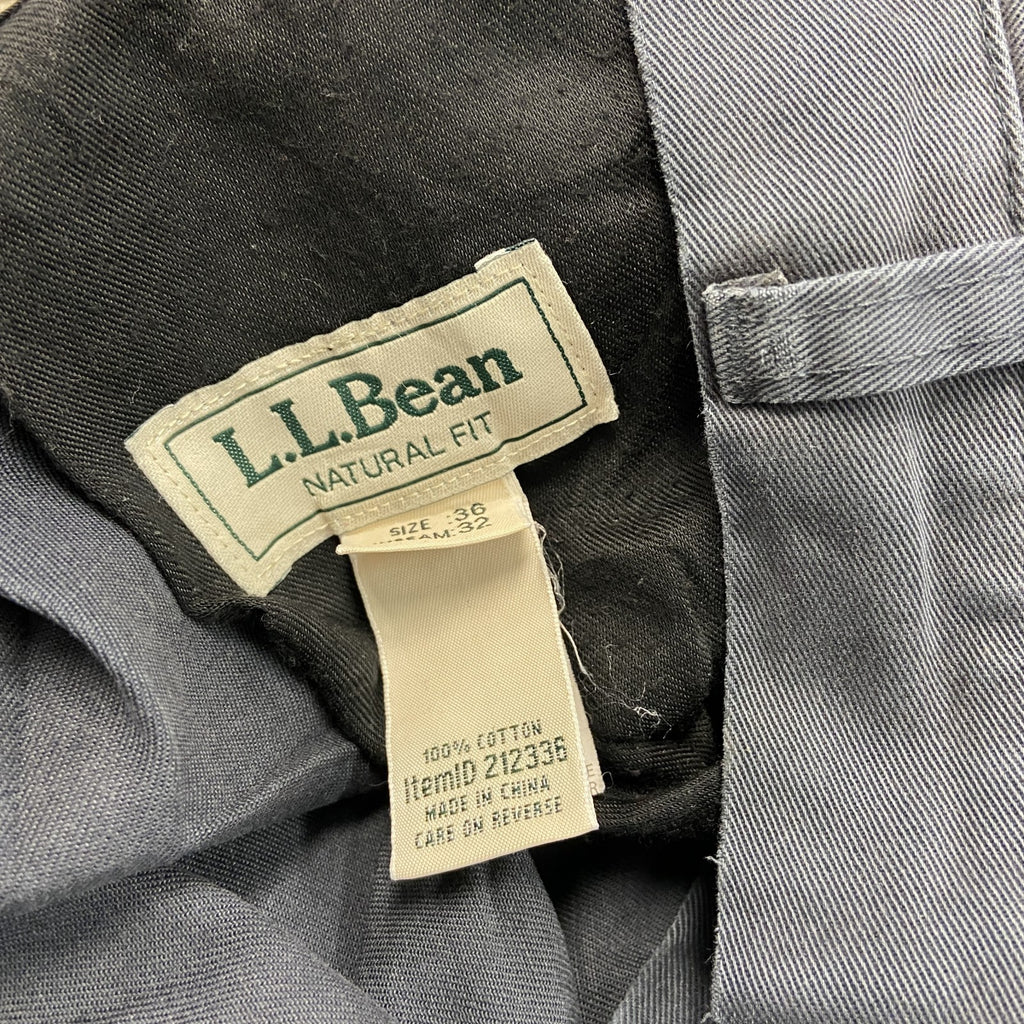 L.L.Bean　エルエルビーン　スラックス　ジップフライ　黒　ブラック　36サイズ　古着