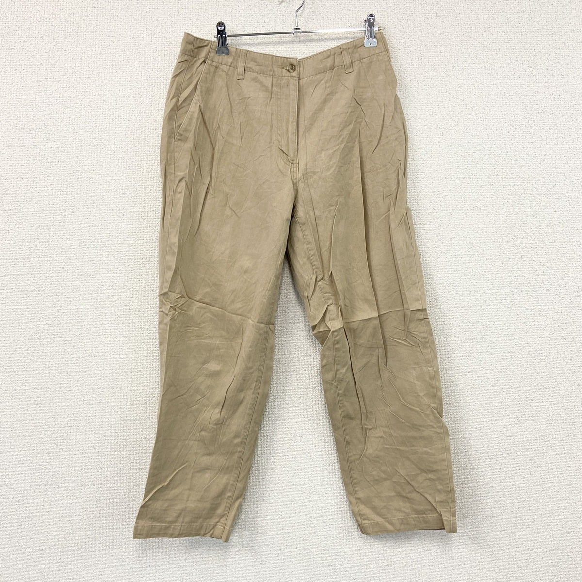 L.L.Bean　エルエルビーン　チノパンツ　ジップフライ　ベージュ　10PETサイズ　古着