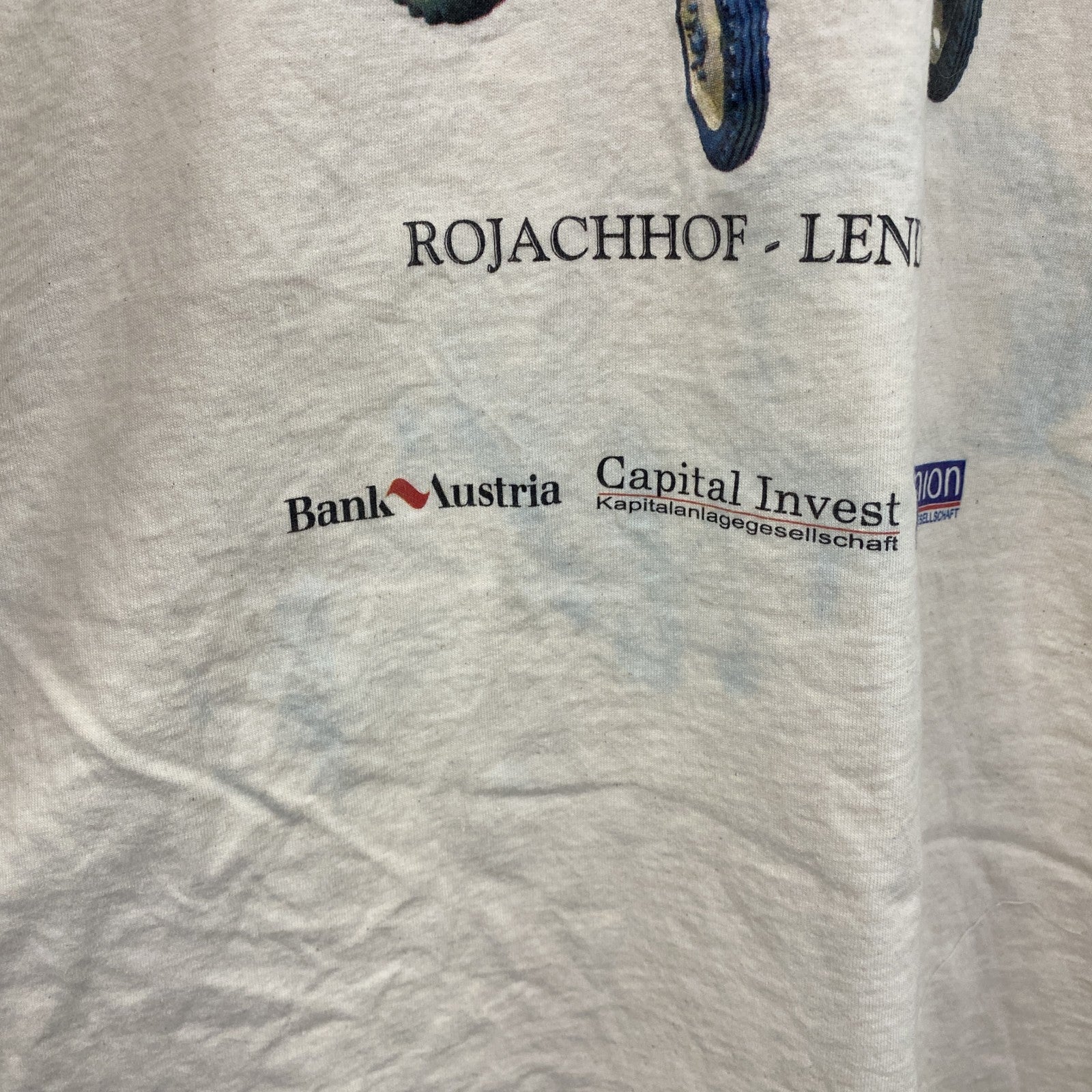 SCREEN STARS　半袖プリントTシャツ　TRAKTOREN　トラクター　白　ホワイト　XLサイズ　古着