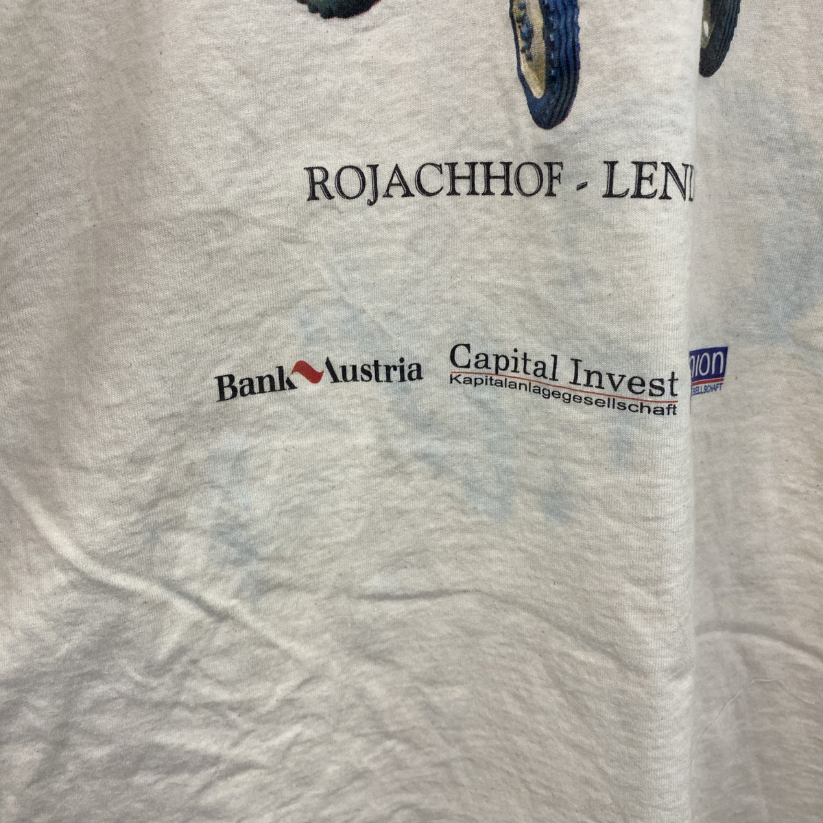 SCREEN STARS　半袖プリントTシャツ　TRAKTOREN　トラクター　白　ホワイト　XLサイズ カットソー メンズ コットン 古着
