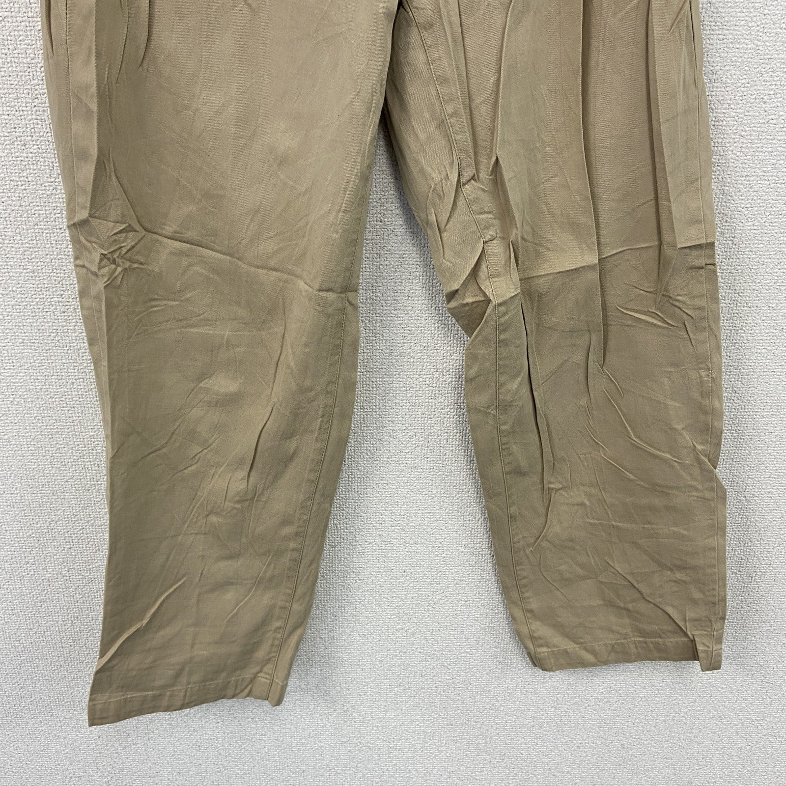L.L.Bean　エルエルビーン　チノパンツ　ジップフライ　ベージュ　10PETサイズ　古着
