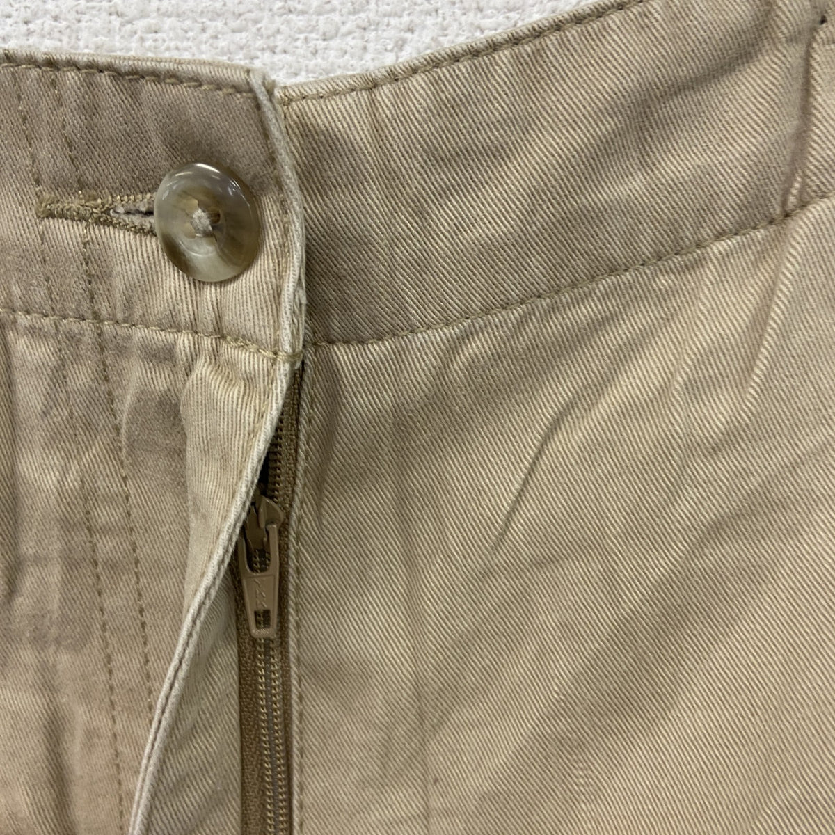 L.L.Bean　エルエルビーン　チノパンツ　ジップフライ　ベージュ　10PETサイズ　古着