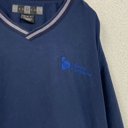 00s　NIKE GOLF　ナイキゴルフ　プルオーバージャケット　ヴィンテージ　紺　ネイビー　XLサイズ　