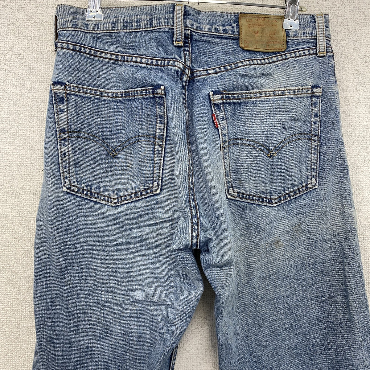 Levi’s　リーバイス　503　デニムパンツ/ジーンズ　縦落ち　ジップフライ　インディゴ　W30サイズ　古着